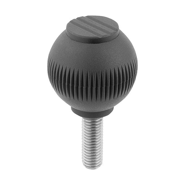 Ball Grips, external thread, metric